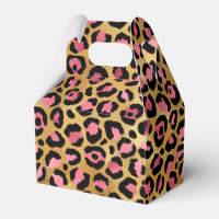 Pink & Gold Leopard Tierwerbung, Leopard-Geschenk