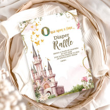 Pink Gold Little Princess Royal Diapper Raffle