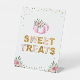 Pink Gold Pumpkin Birthday Sweet Leckereien Unters Sockelschild