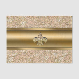 Pink & Gold Sparkle Glitterie Lilie Party Seidenpapier