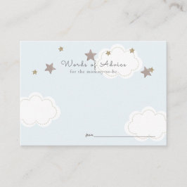 Pink Gold Stars & Clouds Beratung Begleitkarte