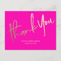 Pink Gold Vielen Dank Elegant Universell
