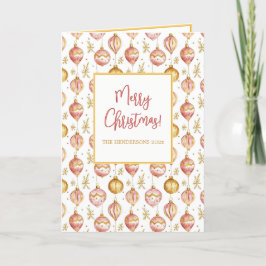 Pink Gold Vintage Ornamente Weihnachten