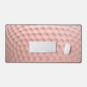 Pink Golf Ball Sport Schreibtischunterlage