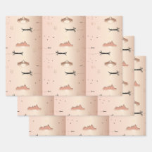 Pink Gondolas Venice Italie papier d'emballage