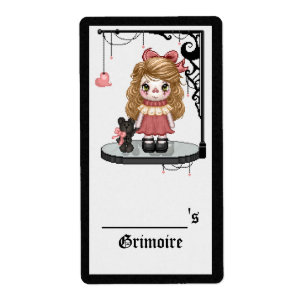 Pink Gothic Liebe Doll Pixel Art
