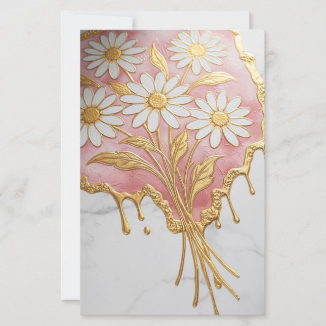 Pink Gouache Floral Painting (Vorderseite)