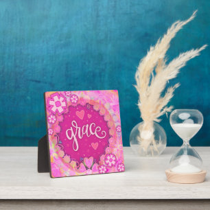 Pink Grace Inspiration Hübsch Fotoplatte