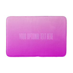 Pink Gradient, benutzerdefinierte Textbadematten Badematte