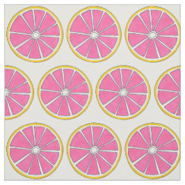 Pink Grapefruit Citrus Fruit Tropical Beach Frucht Stoff