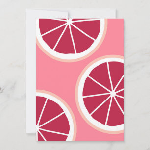 Pink Grapefruit Slice Einladung