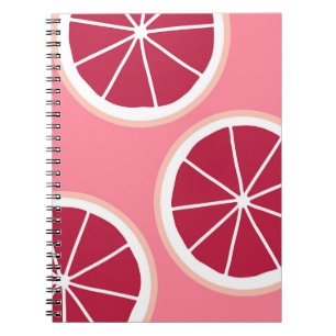 Pink Grapefruit Slice Notizblock