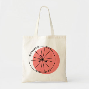 Pink Grapefruit Totbeutel Tragetasche