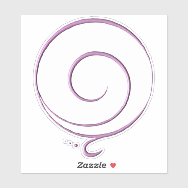 Pink Gratitude  Aufkleber (Blatt)