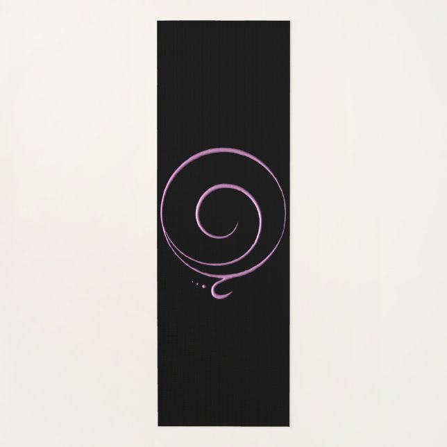 Pink Gratitude  Yogamatte (Vorderseite)