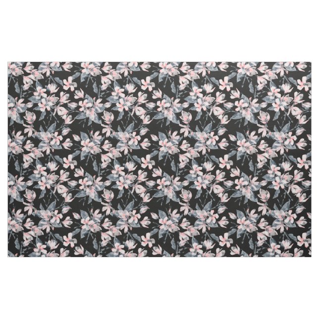 Pink & Grau Wasserfarben-Muster Stoff (Fat Quarter (45,7 x 55,9 cm))