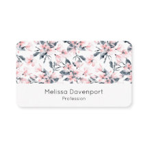 Pink & Grau Wasserfarben-Muster