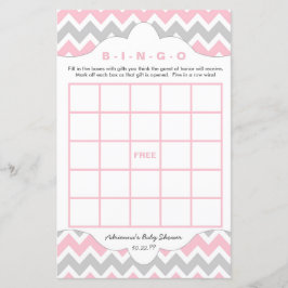 Pink Gray Bingo Purpur Mädchen Duschspiele
