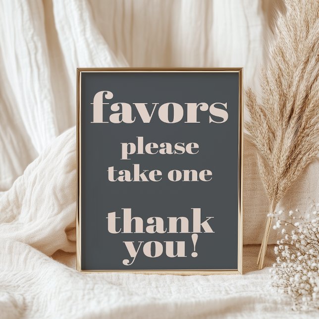 Pink Gray Boho Typografie Baby Duwer Favorit Schil Poster (Von Creator hochgeladen)