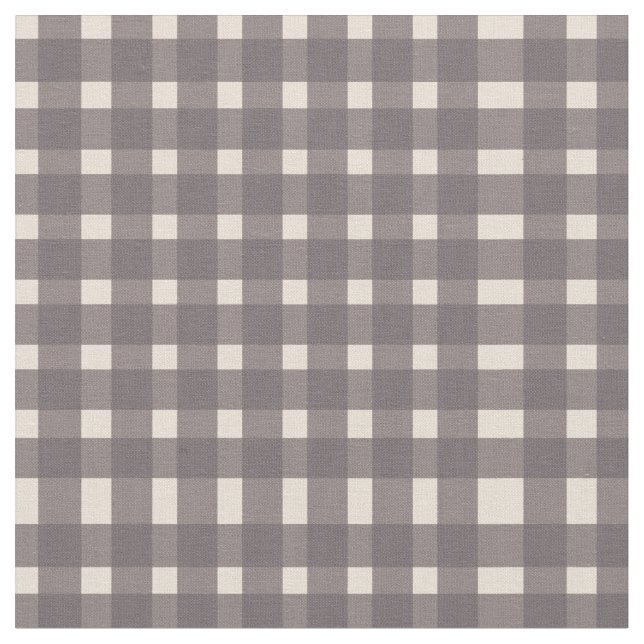 Pink Gray Gingham Pattern Stoff (Nahaufnahme)