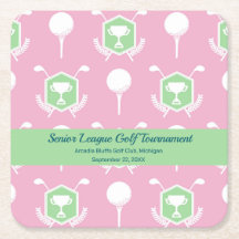 Pink & Green - Golf Liga Party Teller