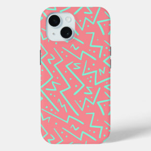 Pink & Green Retro Psychedelic Design Case-Mate iPhone Hülle