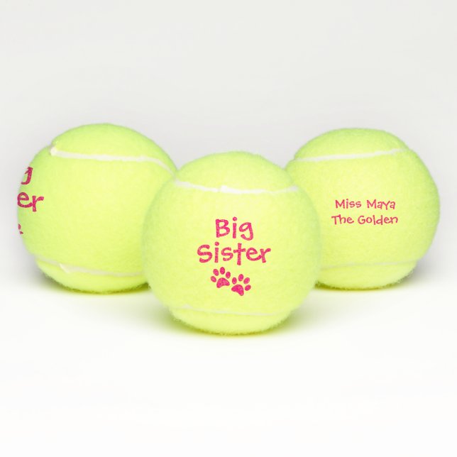 Pink-große Schwester-Schoßhund-Katzen-Spielzeug Tennisbälle (Multi)