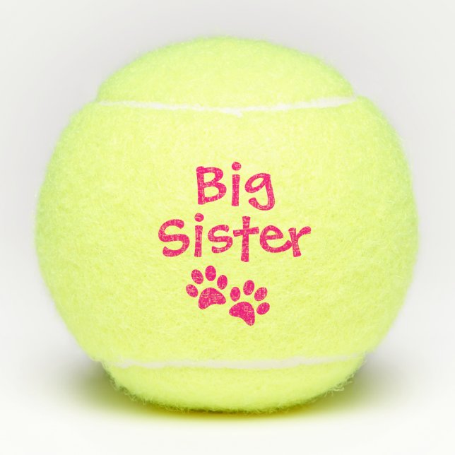 Pink-große Schwester-Schoßhund-Katzen-Spielzeug Tennisbälle (Vorderseite)