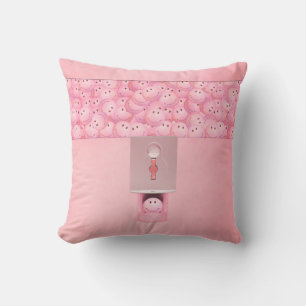 Pink Gumball Maschine Drehkissen Kissen