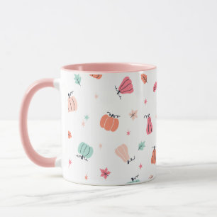 Pink Halloween niedliche Pumpkins Kaffee Tasse