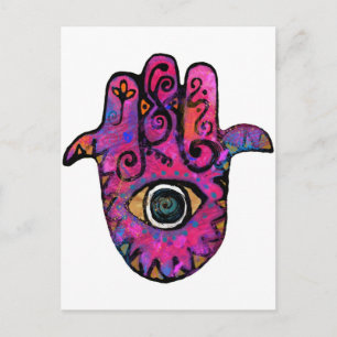 **PINK HAMSA** POSTKARTE