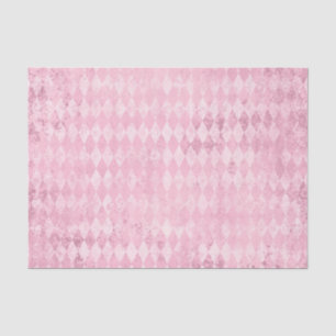 Pink Harlequin Pattern Seidenpapier