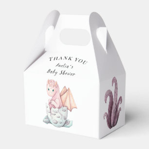 Pink Hatching Dragon Vielen Dank Geschenkschachtel