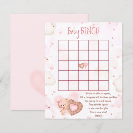 Pink Heart Baby Bingo Girl Showspiel
