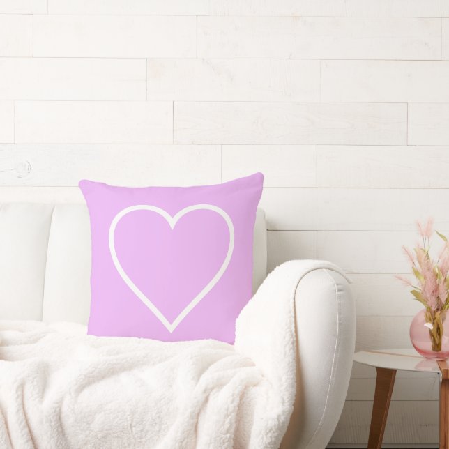 Pink Heart Cushion Kissen (Liege)