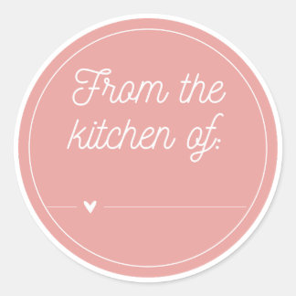 Pink Heart From the Kitchen of Sticker