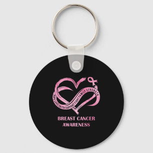 Pink Heart Hope Liebe Glaube Brustkrebs Bewusstsei Schlüsselanhänger