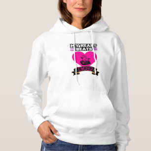 Pink Heart Idol singt KPop Music Liebe Design Hoodie