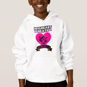 Pink Heart Idol singt KPop Music Liebe Design Hoodie