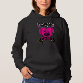 Pink Heart Idol singt KPop Music Liebe Design Hoodie