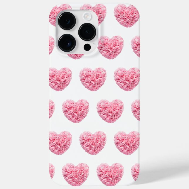 Pink Heart iPhone Case (Rückseite)