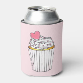 Pink Heart Liebe Cupcake Bridal Baby Dusche Gefall Dosenkühler