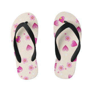 "Pink Heart Liebe Slippers" Kinderbadesandalen