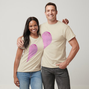 PINK HEART RECHTS -.png T-Shirt