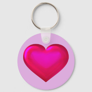 Pink Heart Schlüsselanhänger