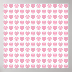 Pink Heart Scrapbook ou Poster Arrière - plan Text