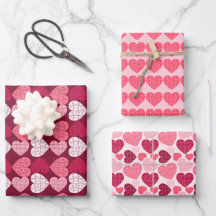 Pink Heart Shape Jigsaw Puzzle