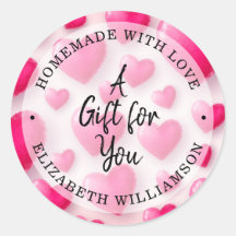 Pink Hearts hausgemacht mit Liebe