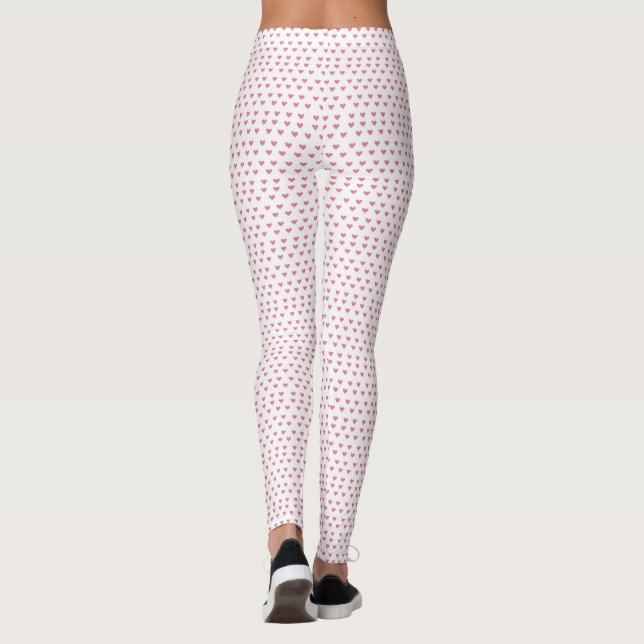 Pink hearts leggings (Rückseite)