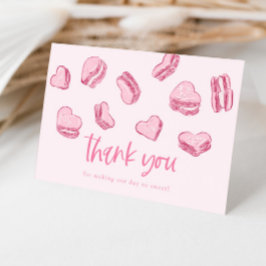 Pink Hearts Sweet Brautparty Vielen Dank, dass Sie Dankeskarte
